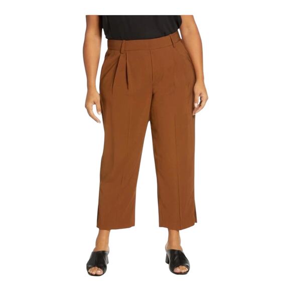 Vince Stovepipe Crop Pull-On Pants brown size XXXL - Picture 1 of 8